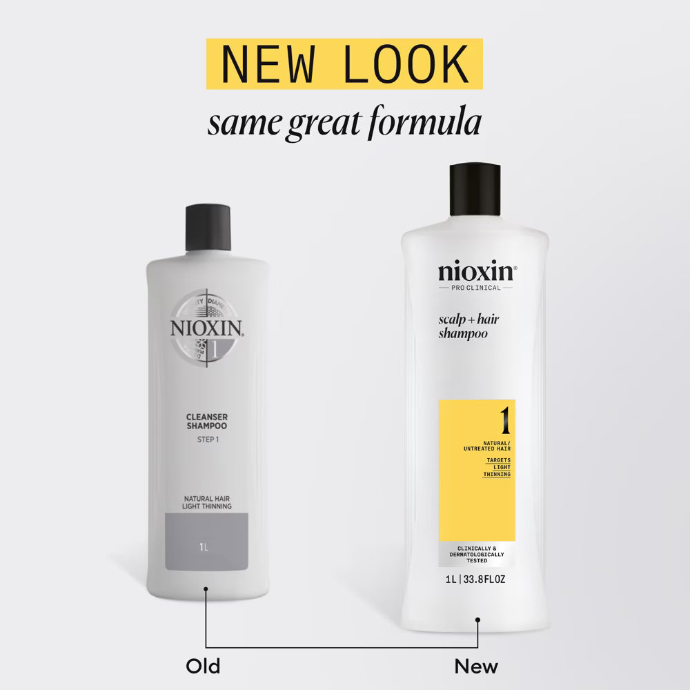 Nioxin System 1 Scalp + Hair Shampoo 1000ml