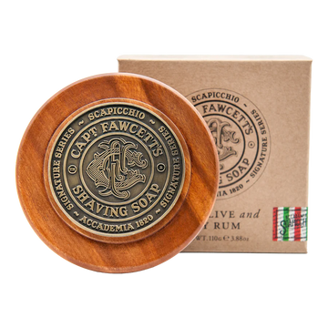 Captain Fawcett Scapicchio Shaving Soap Wooden Bowl 110 g