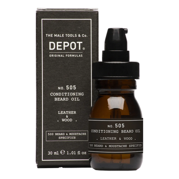Depot No. 505 Conditioning Beard Oil Leather & Wood 30 ml