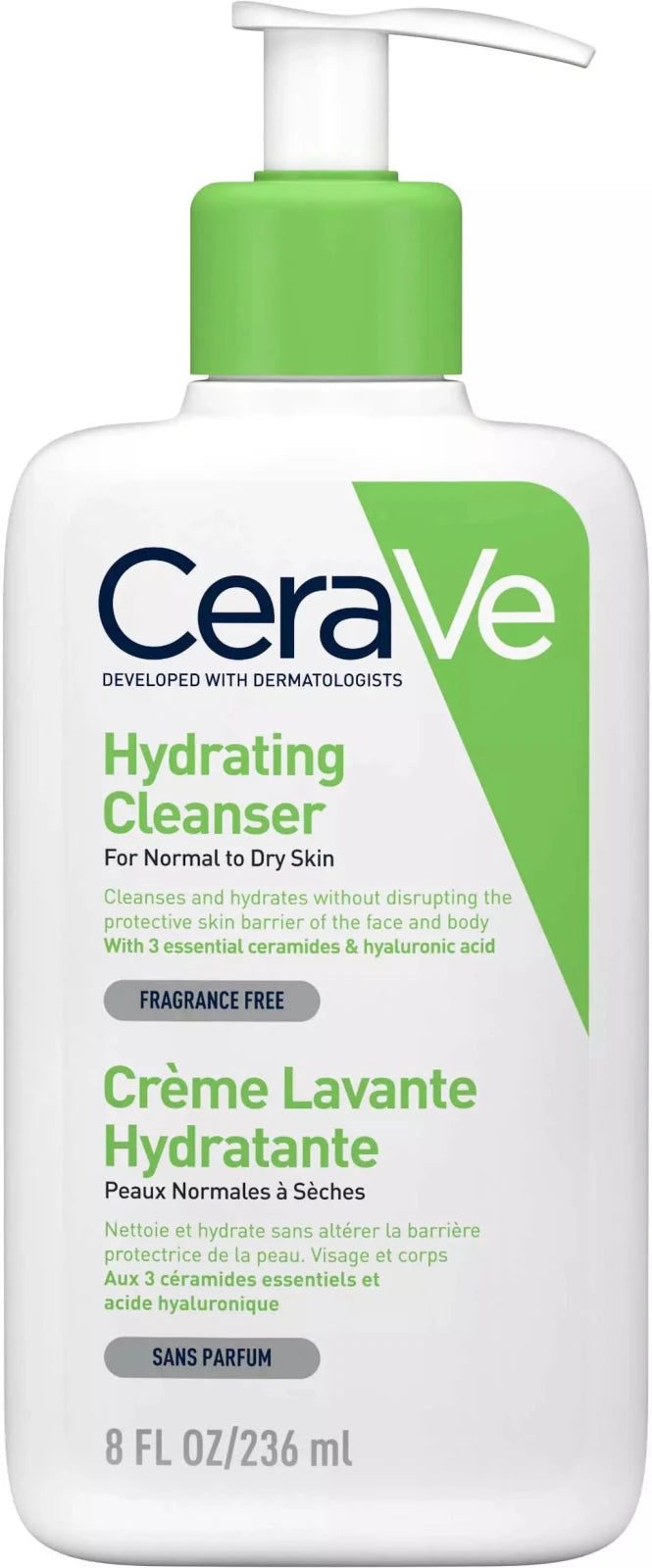 CeraVe Hydrating Cleanser 236ml - Ansiktsrens / Face wash - Pure·Men