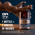 King C. Gillette Beard, Face & Hair Wash 350 ml - 3-i-1 - Pure·Men