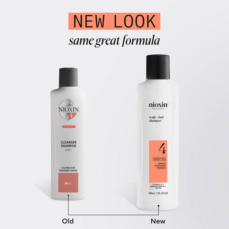 Nioxin System 4 Scalp + Hair Shampoo 300ml - Sjampo / Shampoo - Pure·Men